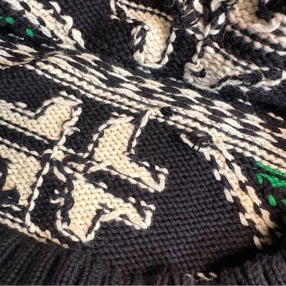 Polo Ralph Lauren Unisex Multi Geometric Shawl Collar Apres Ski Sweater - Picture 16 of 16